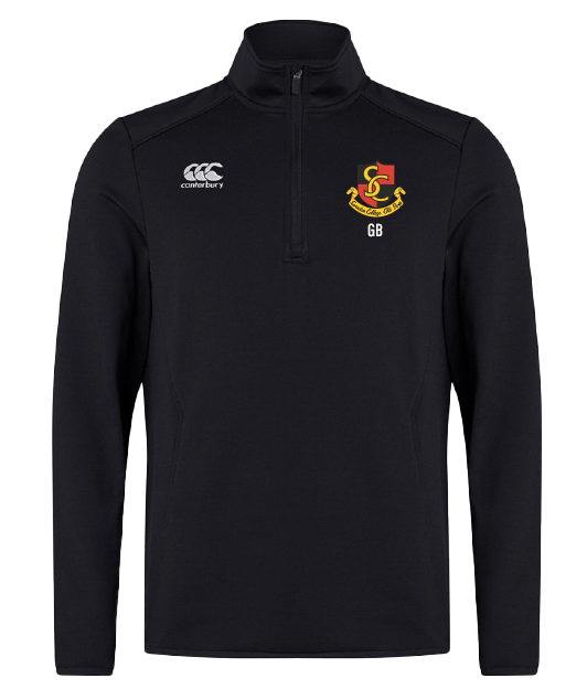 SCOB - Canterbury Club Zip Neck Mid Layer Training Top