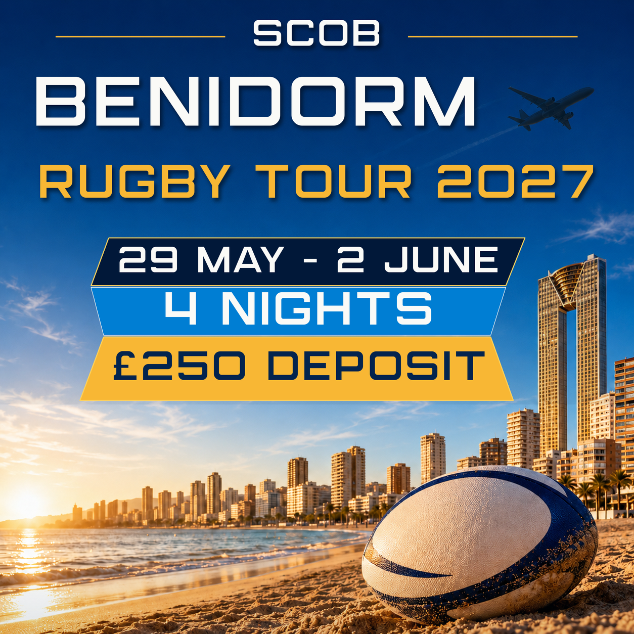 SCOB BENIDORM TOUR 2027
